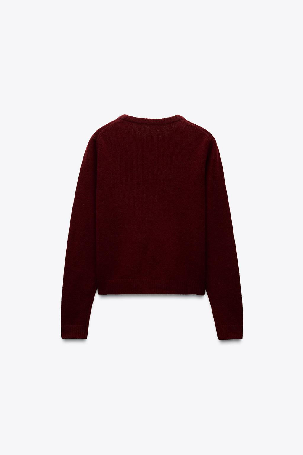 BASIC 100% WOOL SWEATER - Zara фото 11
