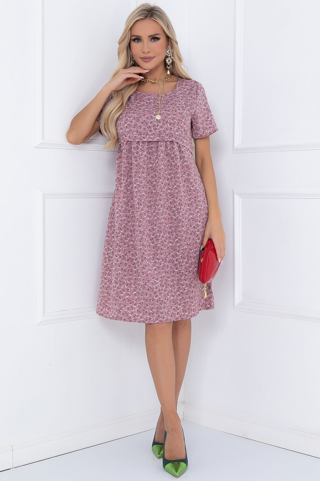 Платье Bellovera 53П6122 розовый