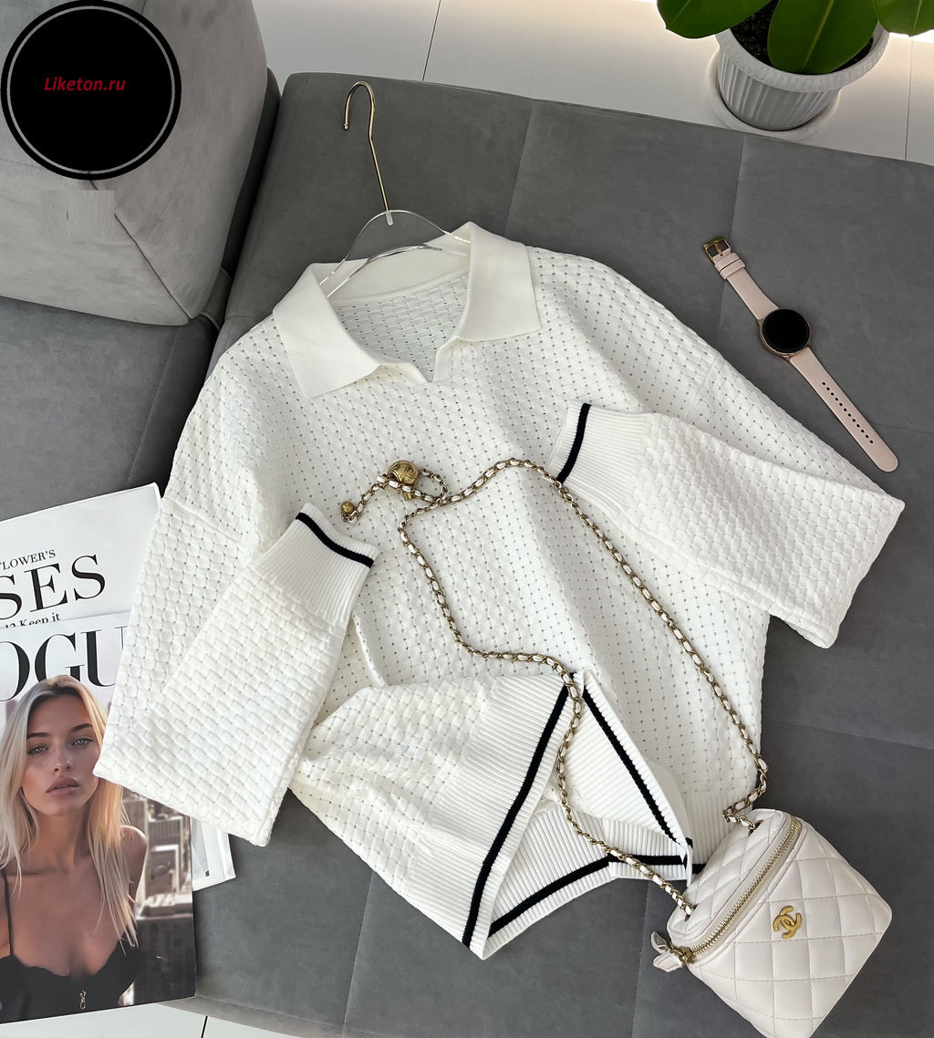 Свитер-поло