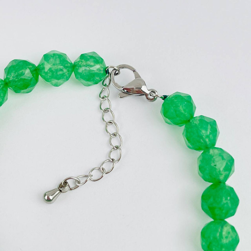 Браслет из зеленого Авантюрина - Радуга самоцветов фото 3