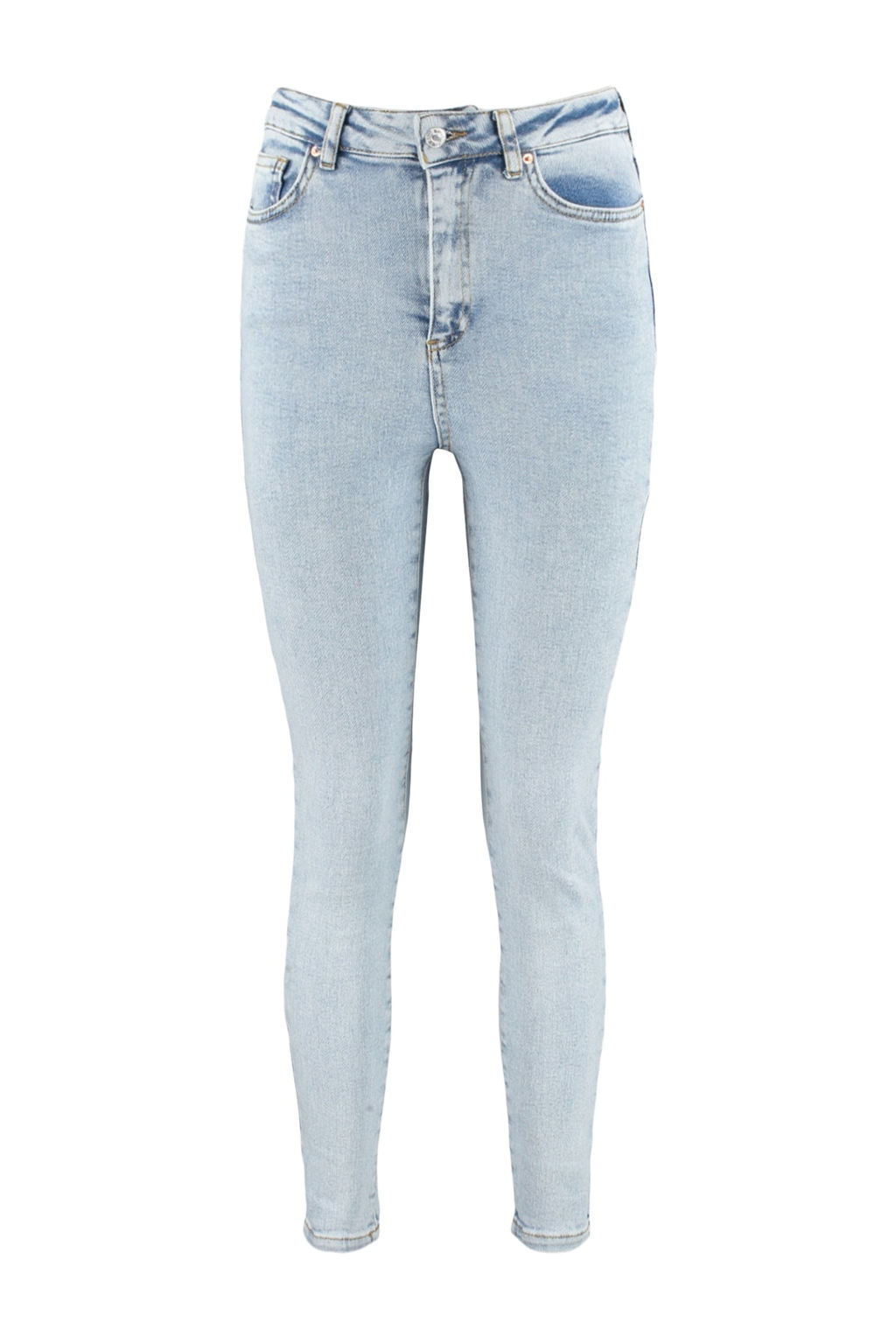 Ac?k Mavi Yuksek Bel Skinny Jeans TWOSS23JE00072 - Trendyolmilla фото 6