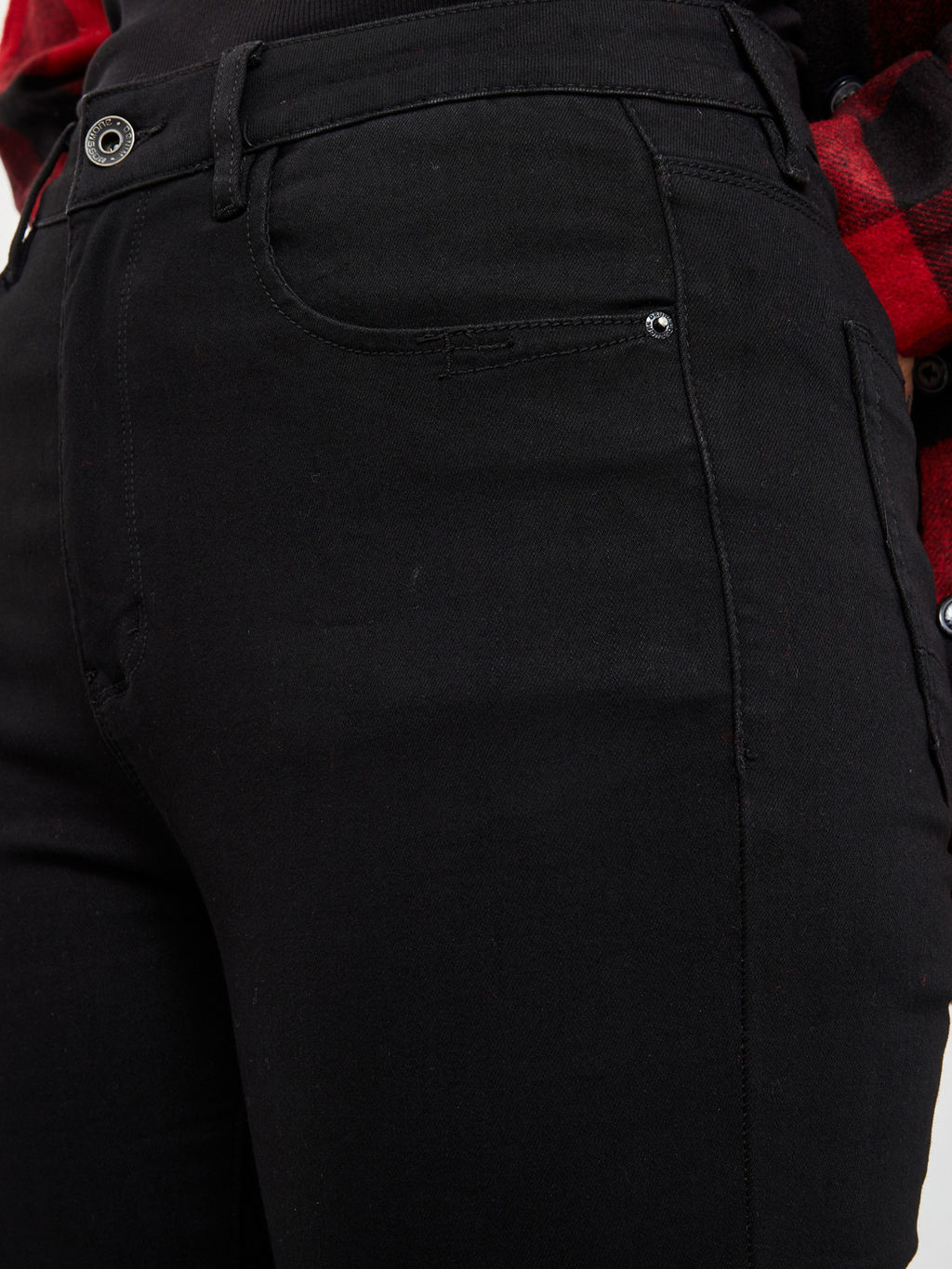 Утепленные Женские джинсы зауженного кроя с начесом - Mossmore фото 6