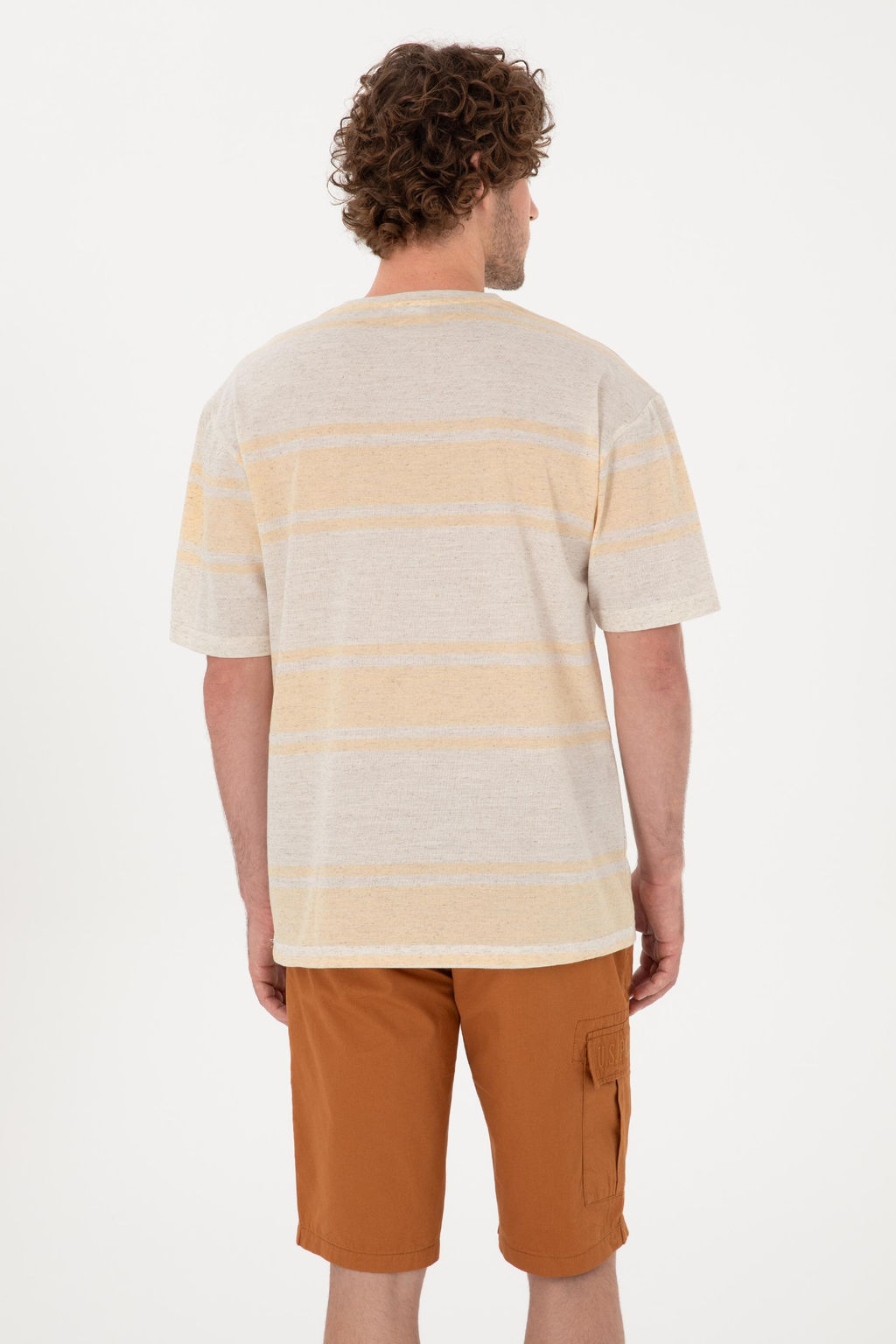 Erkek Comfort Fit Bisiklet Yaka Turuncu Ti__rt Sepette S_rpriz _ndirim - U.s. polo assn фото 5
