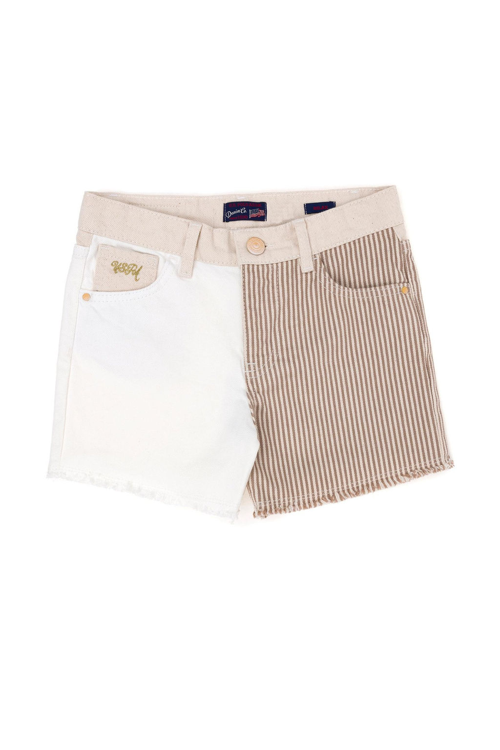 Кремовые джинсовые шорты для девочек Неожиданная скидка в корзине