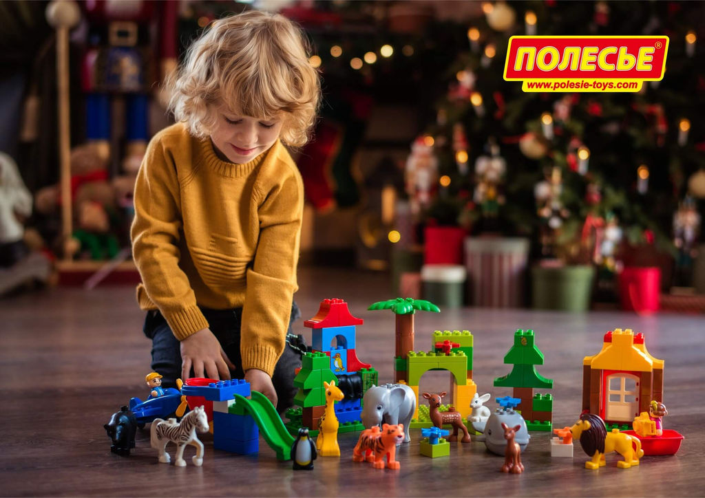 Конструктор Макси - Зоопарк (138 элементов) (в коробке) - Полесье фото 8