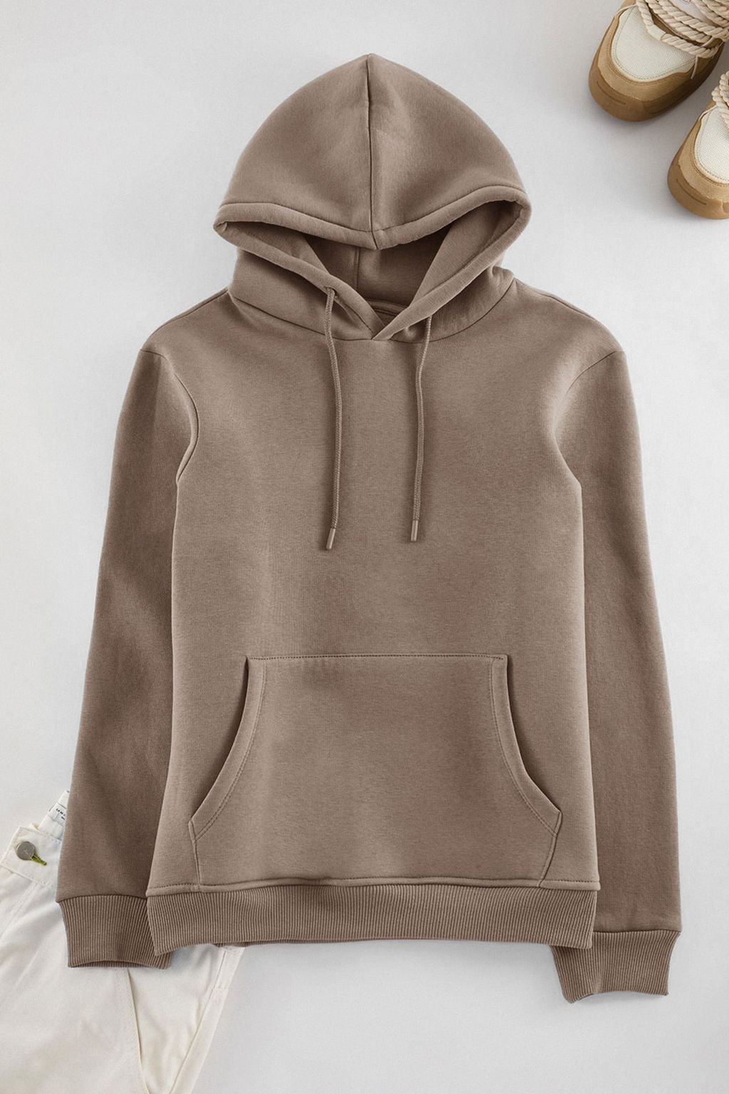 TRENDYOL MAN Vizon Basic Regular/Normal Kesim Kapusonlu Ici Polarl? Kanguru Cepli Sweatshirt TMNAW20SW0163 - Trendyolmilla фото 18