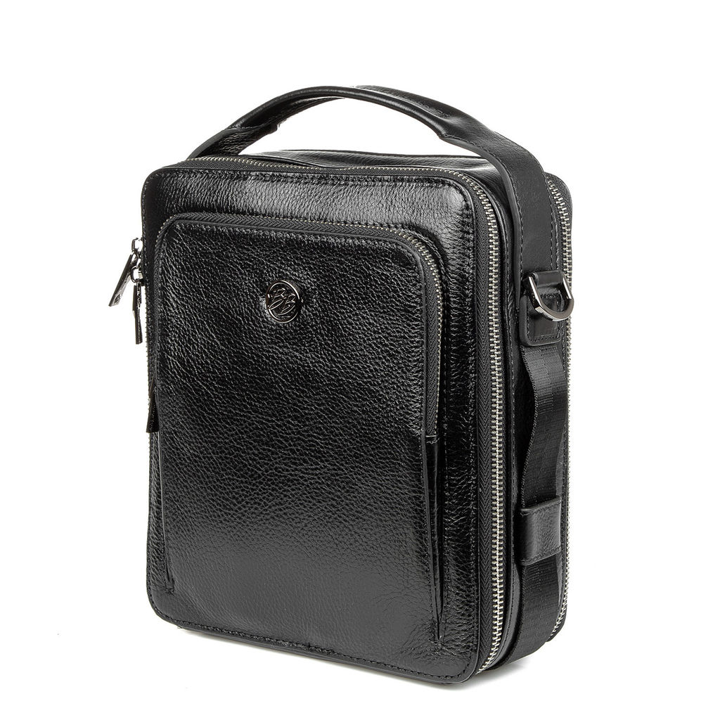 Мужская кожаная сумка - Barcelo biagi фото 3