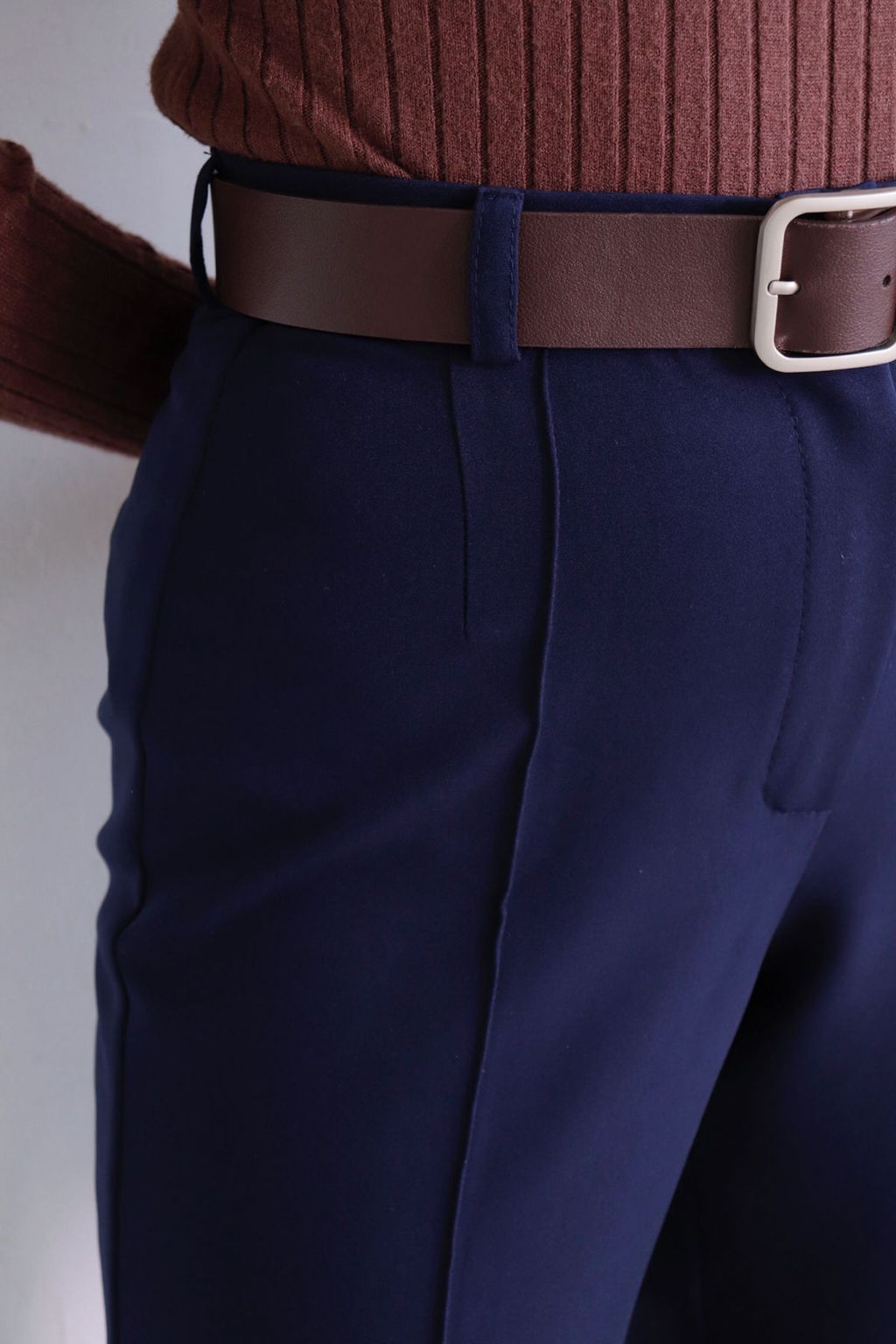 10972 Брюки со стрелками чёрные - Martichelli фото 20