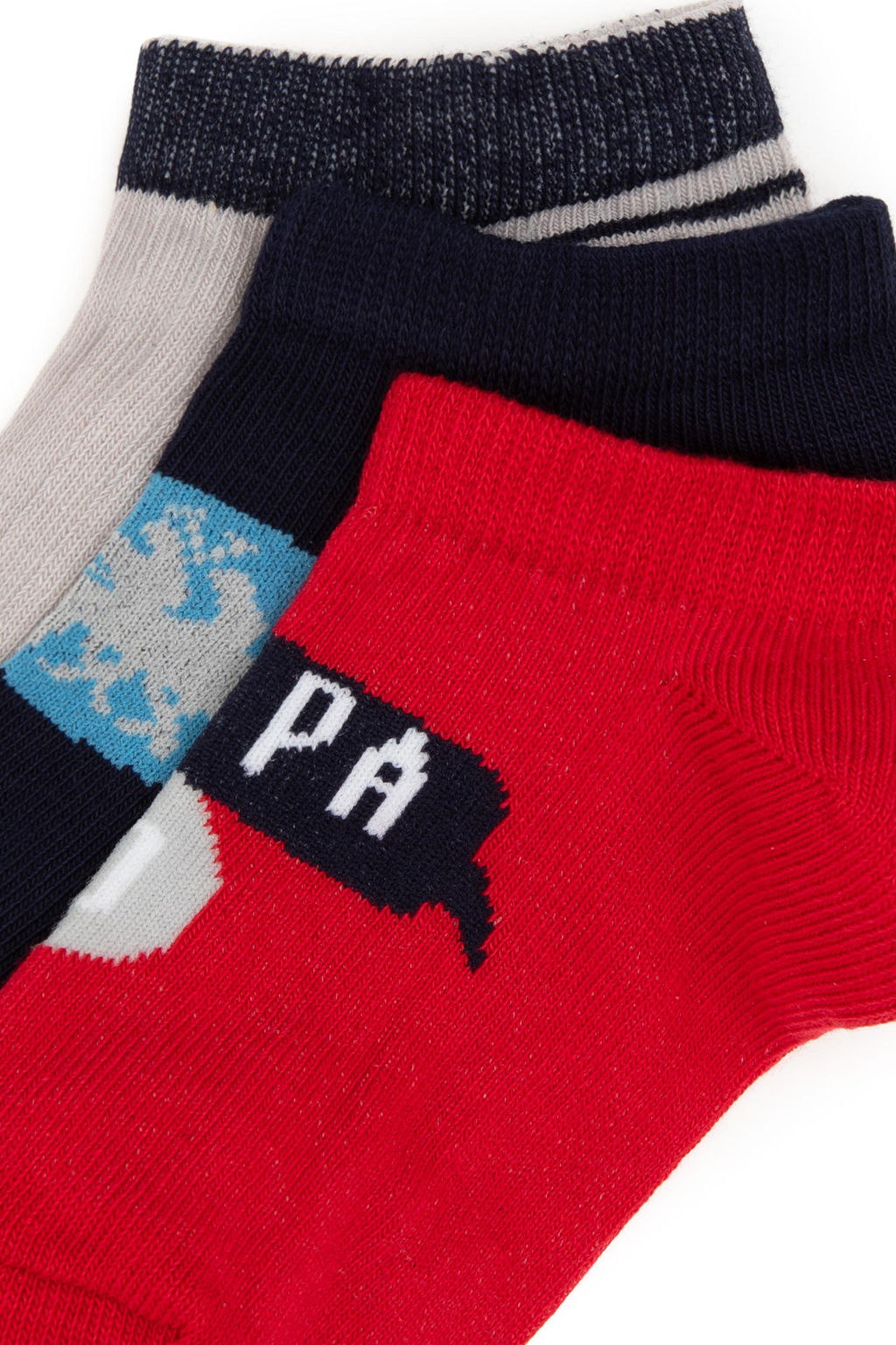 Erkek _ocuk K_rm_z_ Patik _orap - U.s. polo assn фото 2