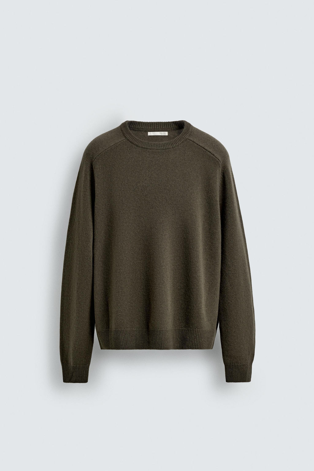 REGULAR FIT WOOL BLEND JUMPER - Zara фото 6