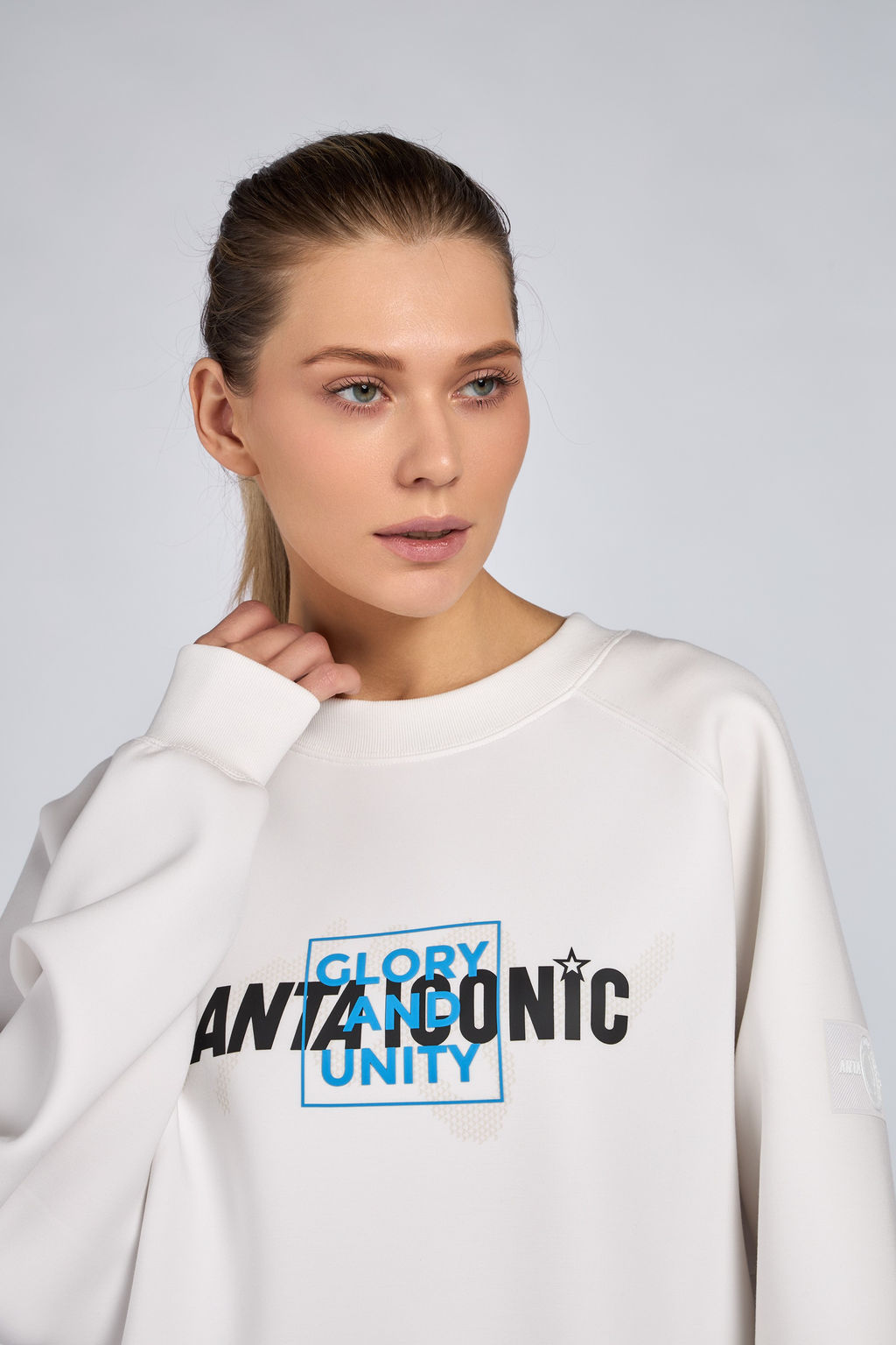 Свитшот Бежевый - Anta фото 5