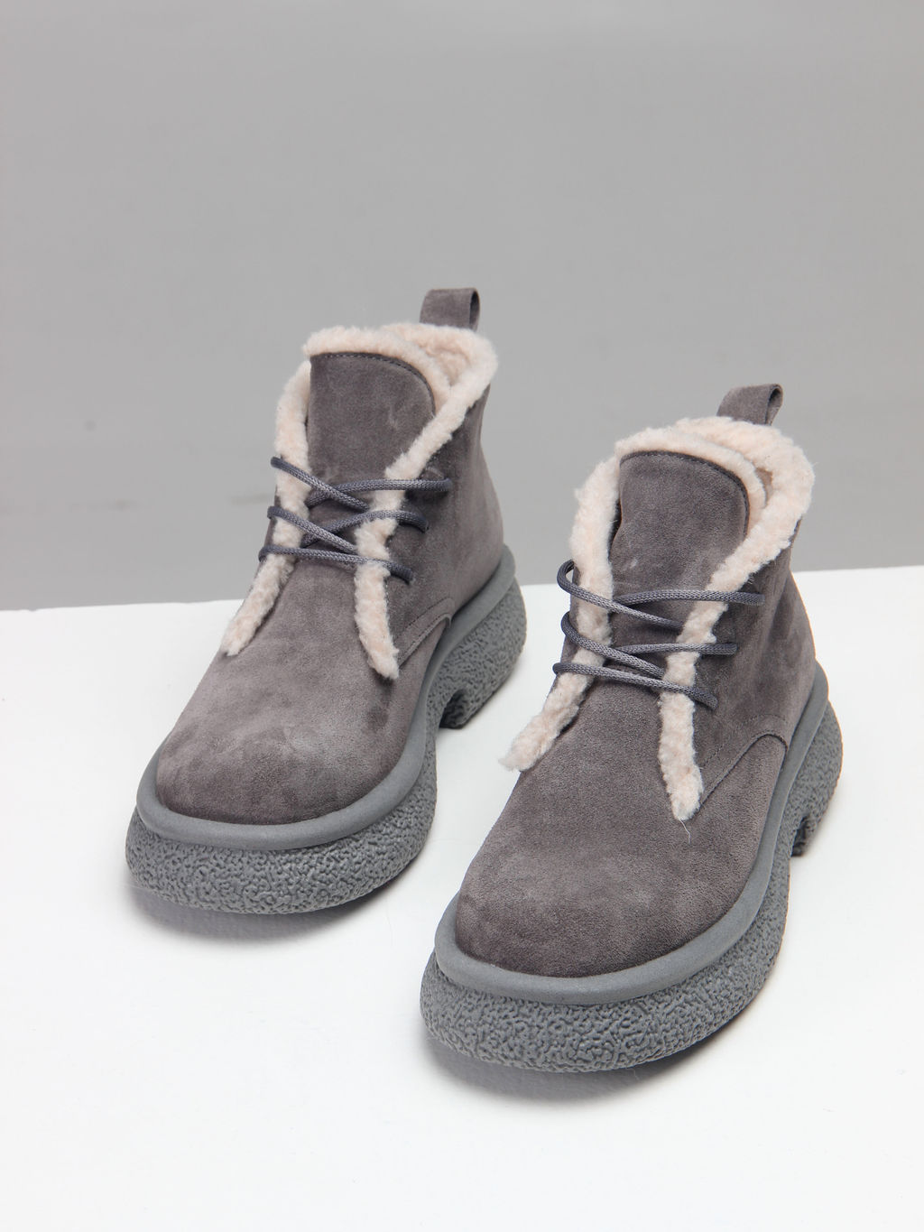 Ботинки EDART 308.агата gr. серый замок замша/шерсть - Ed'art фото 9