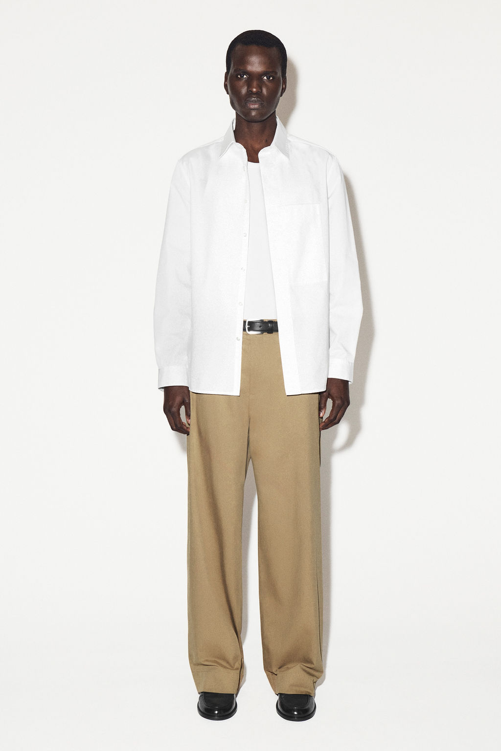 CAMISA SLIM FIT DE ALGOD?N PIMA CON BOLSILLO - H&m фото 5