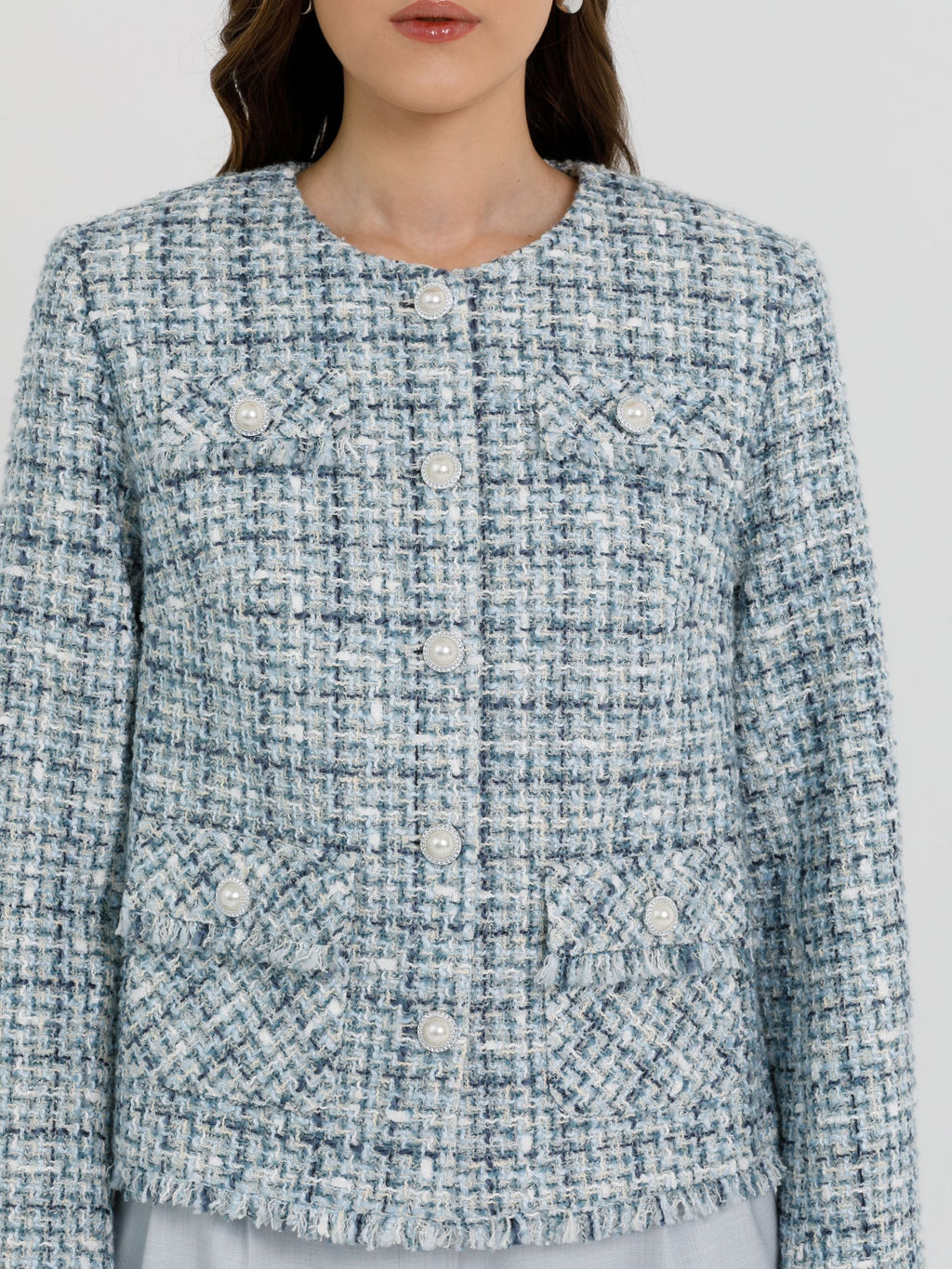 Жакет в клетку