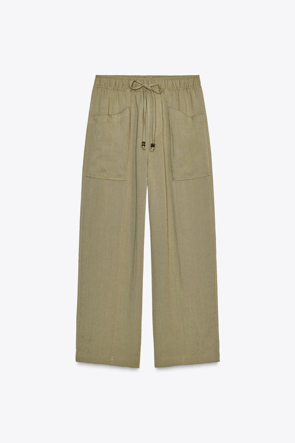 RUSTIC TROUSERS WITH ELASTIC WAIST - Zara фото 6