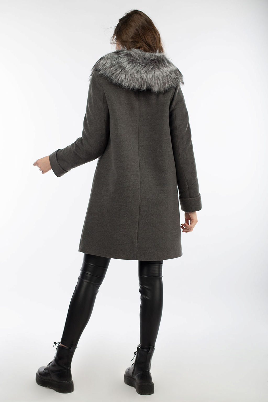 02-1727 Пальто женское утепленное - El podio фото 3