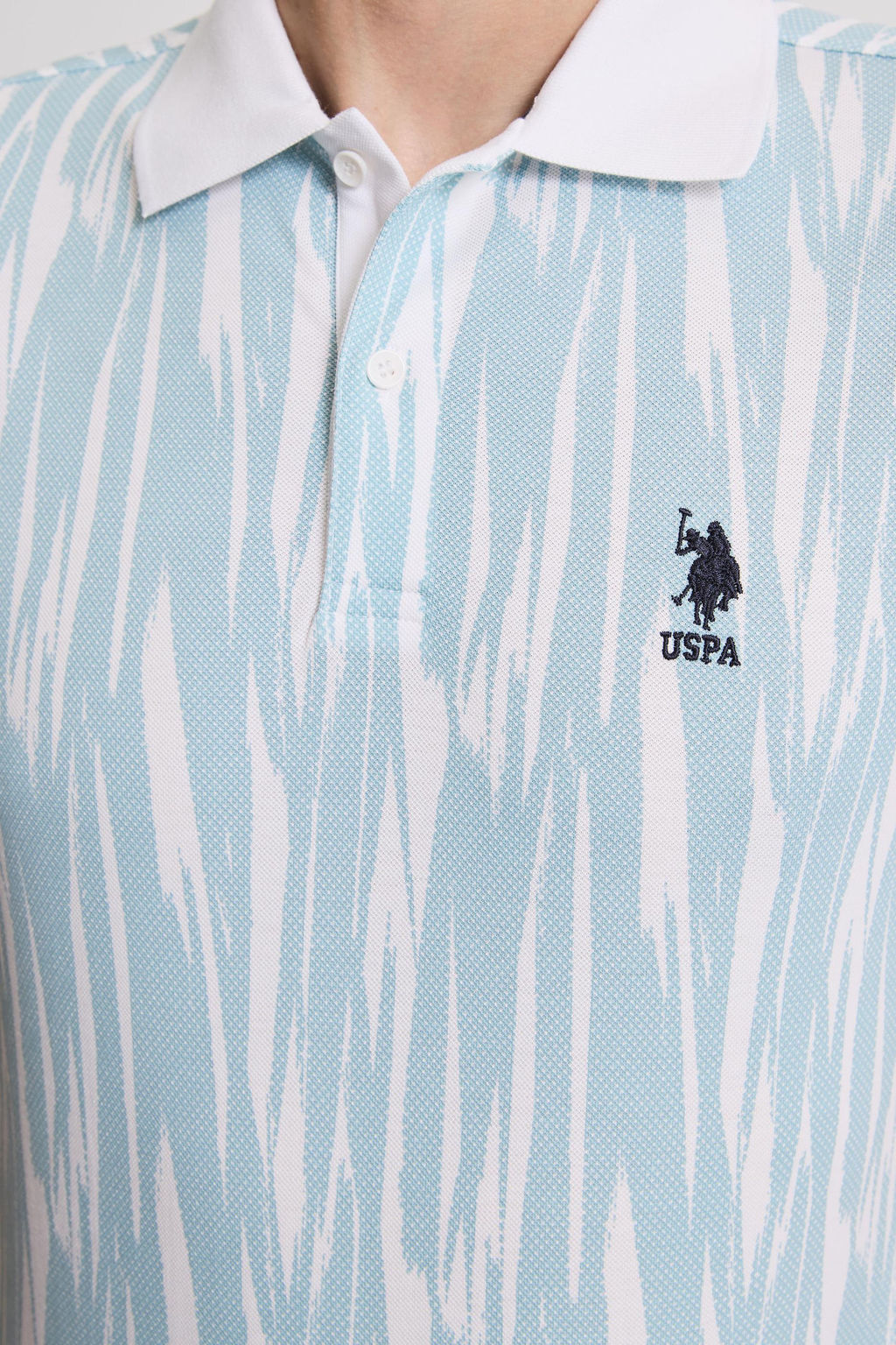 Erkek Mavi Regular Fit Polo Yaka Ti__rt