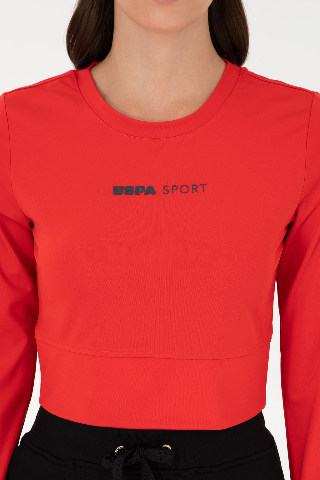 Женский красный свитшот - U.s. polo assn фото 6