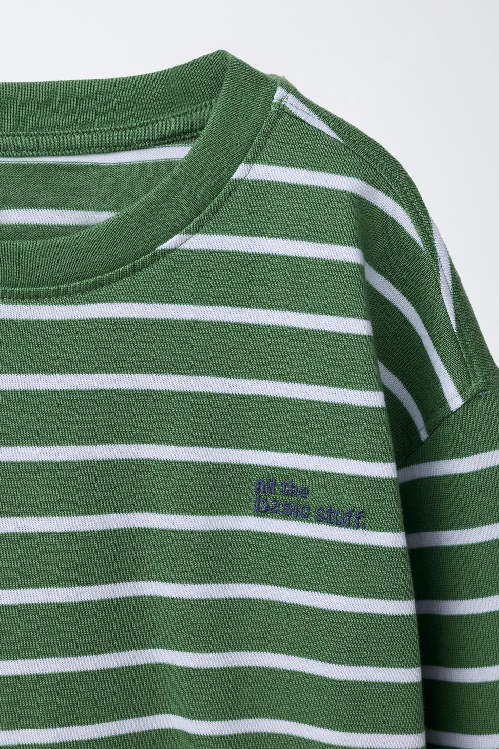 STRIPED HEAVY WEIGHT T-SHIRT - Zara фото 3