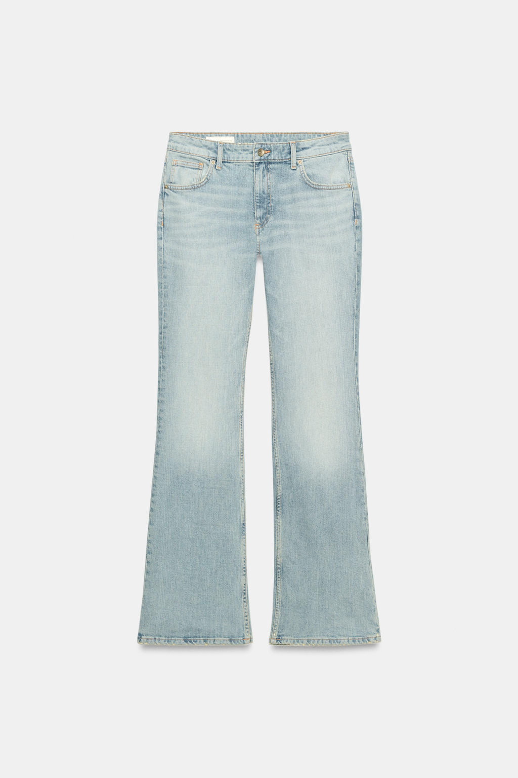 JEANS TRF BOOTCUT TIRO BAJO / Azul agua - Zara фото 7