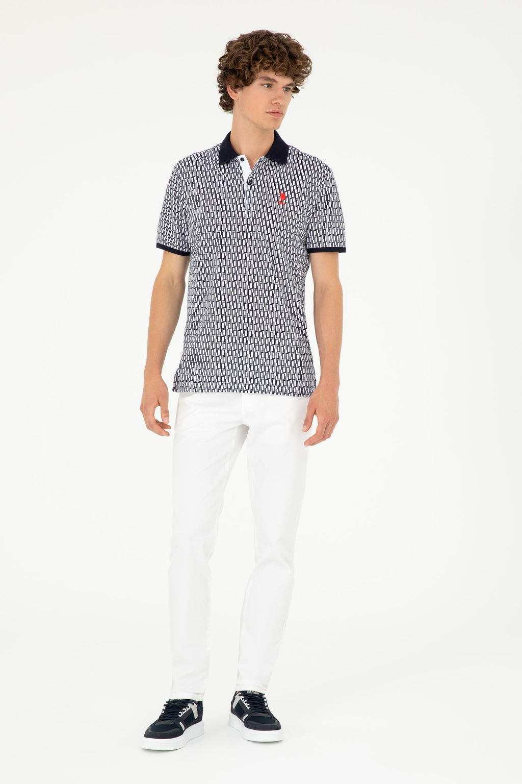 Мужская темно-синяя футболка Неожиданная скидка в корзине - U.s. polo assn фото 11