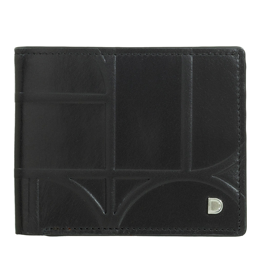 Итальянский мужской кожаный кошелек DuDu серии Azzorre | черно-оранжевый - Dudubags фото 2