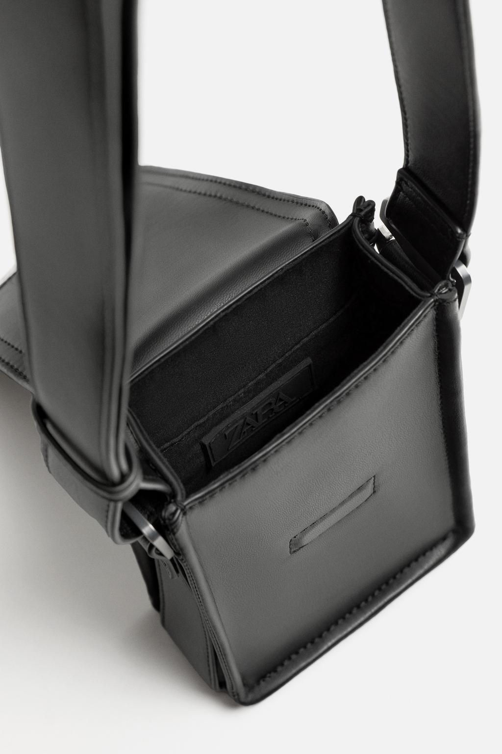 MINI CROSSBODY BAG WITH FLAP - Zara фото 7