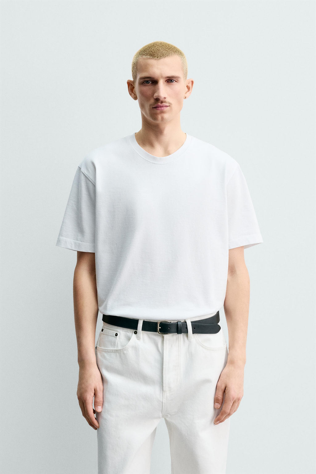 HEAVYWEIGHT SHORT SLEEVE T-SHIRT - Zara фото 11