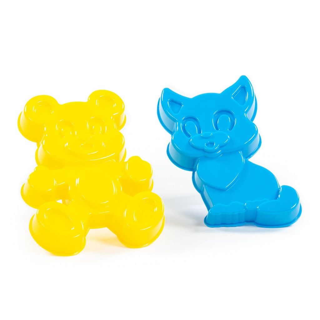 Формочки (котёнок + медведь) - Полесье фото 5