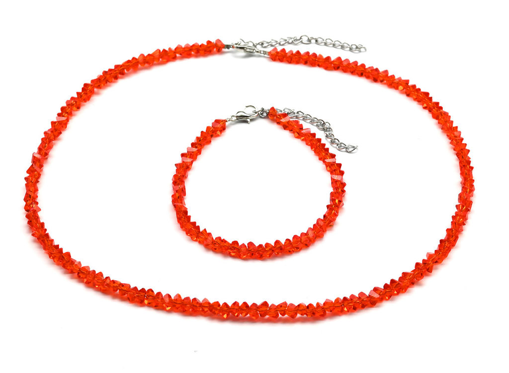 Чокер на шею женский из циркона огранка 4мм цв.зеленый хамелеон, 38см - Радуга камня фото 34