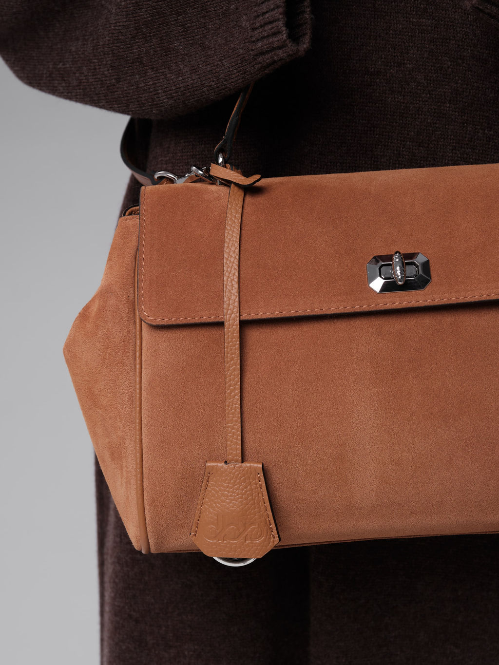 Замшевая сумка Nadi DBR 31356 вуд  фото 7