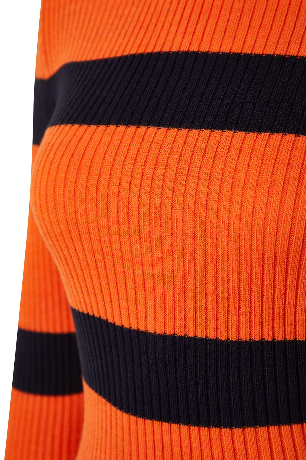 TRENDYOLMILLA Lacivert Midi Triko Cizgili Elbise TWOAW23EL00226 фото 22