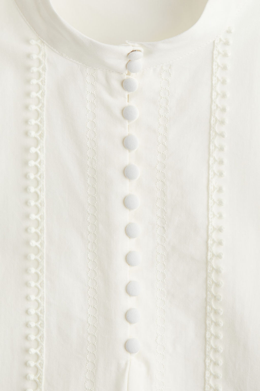 Blusa con ribetes de picot - H&m фото 7