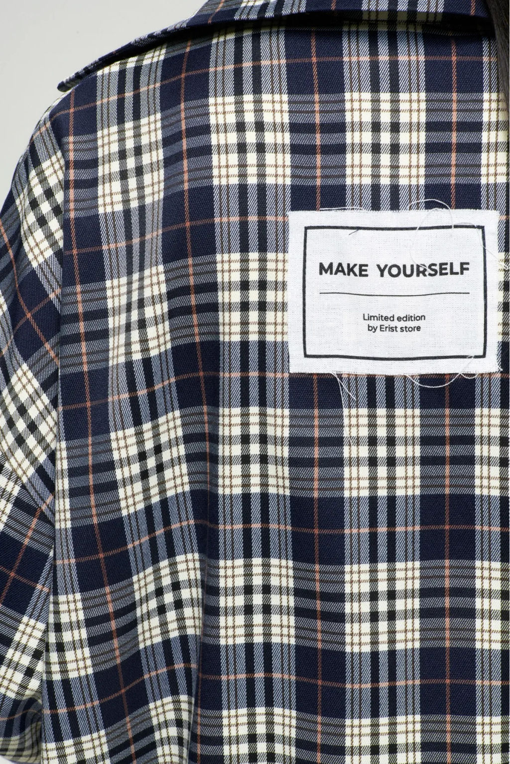 Рубашка в клетку Dark Blue - Erist store фото 7