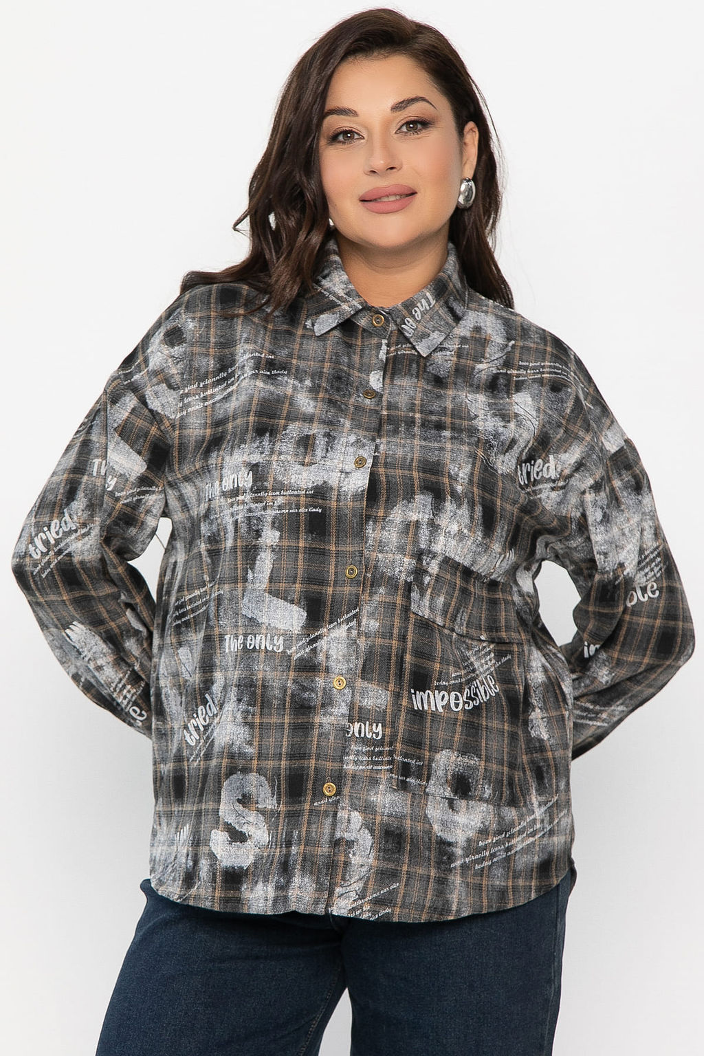 Рубашка хлопковая Шэрри - Lt collection фото 15