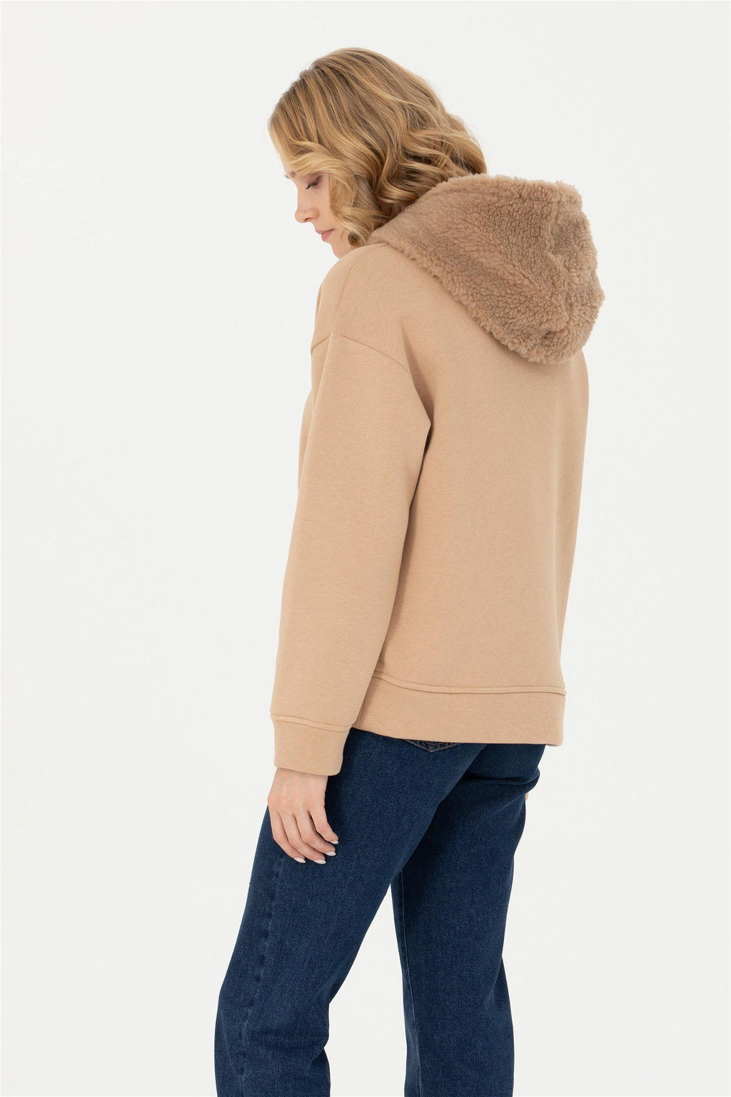 U. S. Polo Assn Женская толстовка с капюшоном песочного цвета - U.s. polo assn фото 12