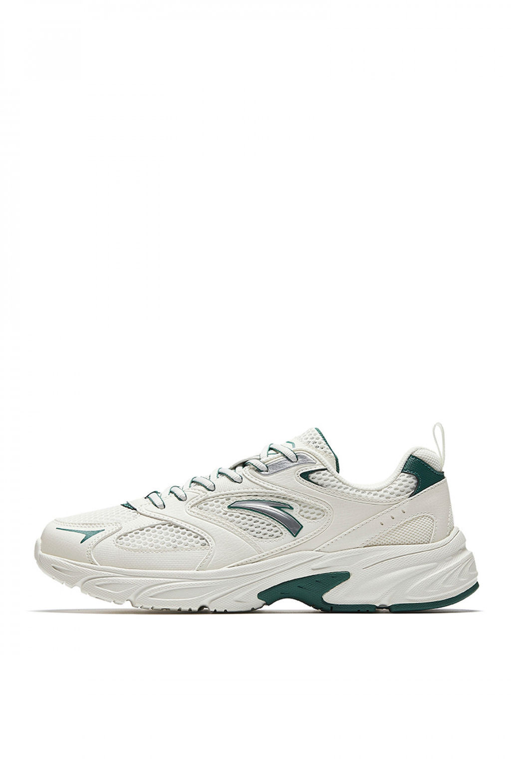 Кроссовки Anta BASIC RUNNING Бежевый/Зеленый