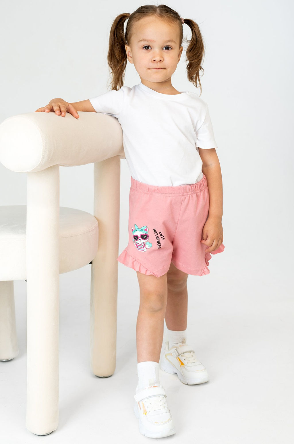 Хлопковые шорты для девочки Bonito  фото 11