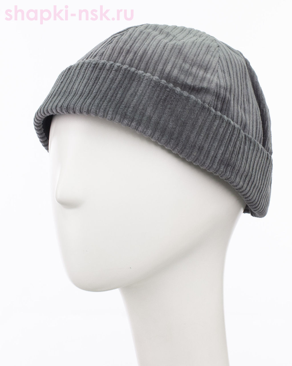 Докер вельвет на тр.подкл. Шапка (56-58)