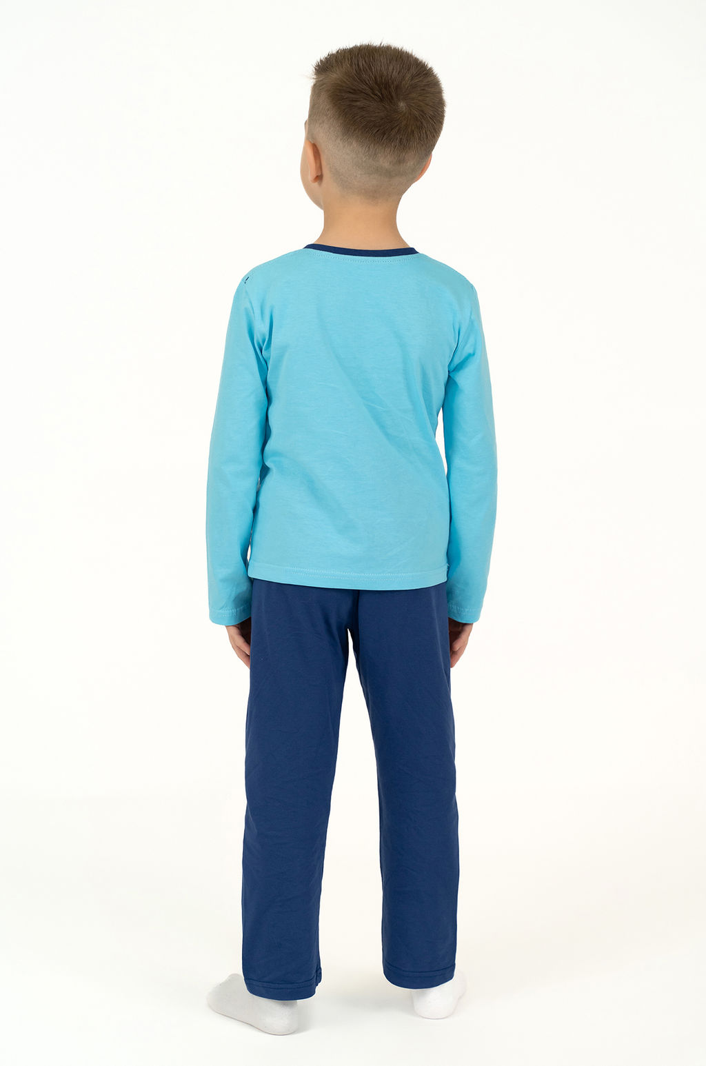 Пижама детская голубой джип