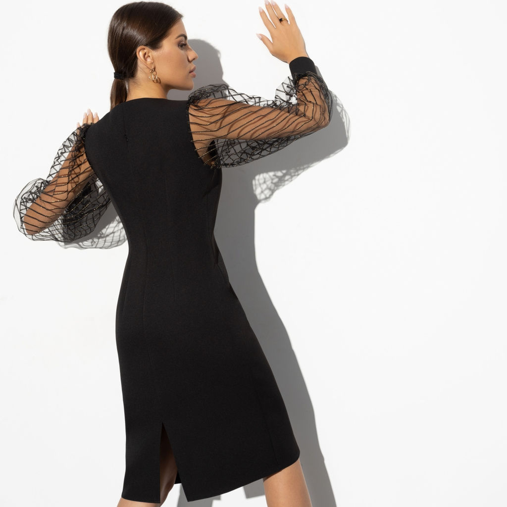 Платье, Таинственная незнакомка (black) - Charutti фото 5