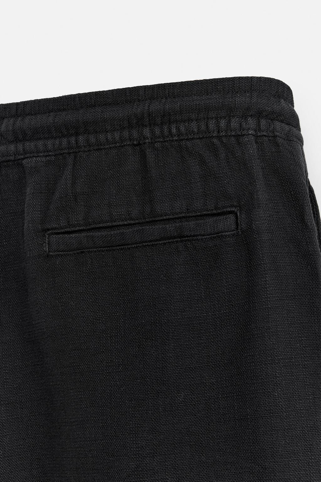 TEXTURED REGULAR FIT BERMUDA SHORTS - Zara фото 27