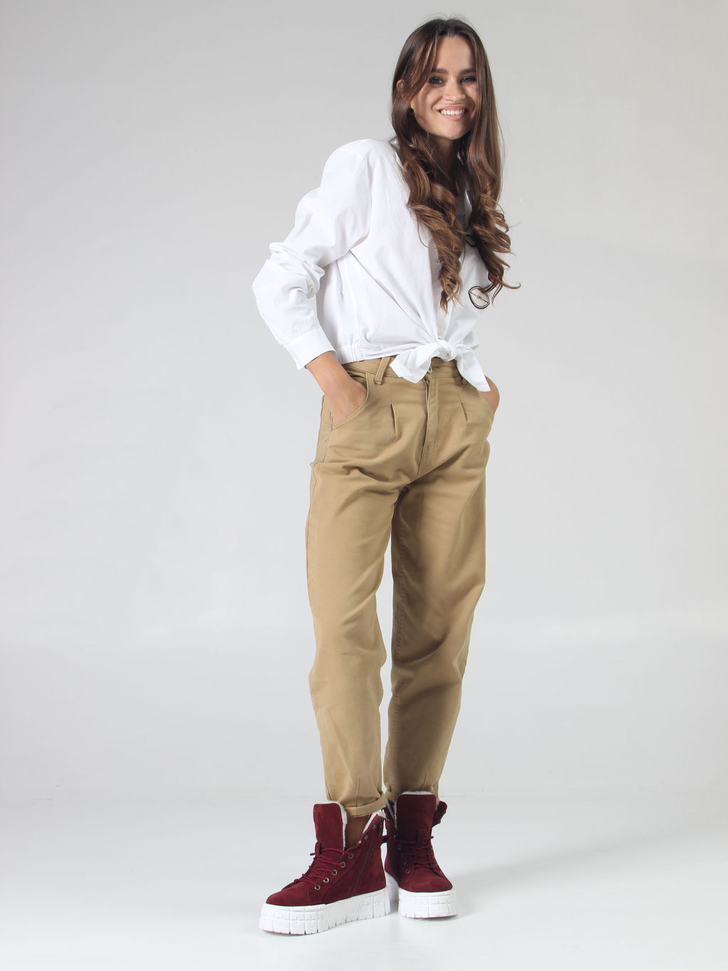 Ботинки EDART 216.212131w. бордо замша/шерсть  фото 9