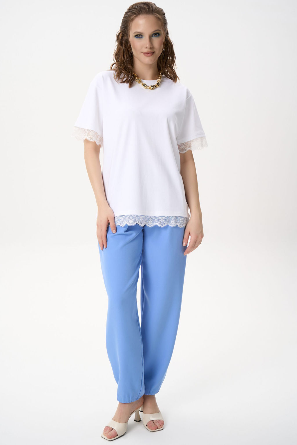 Футболка Бэль (белый) - Эльза фото 3