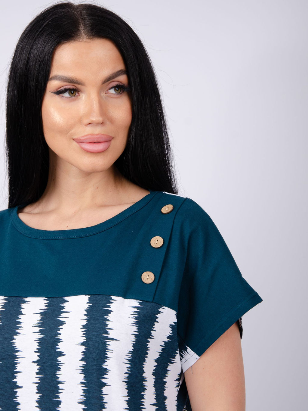 Туника "Тропикана 6" волна, трикотаж