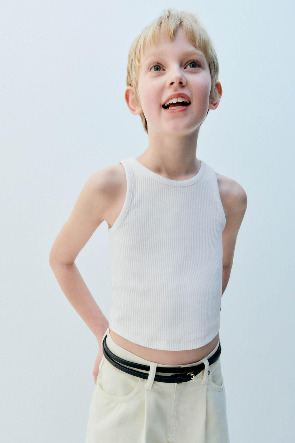 RIBBED RACERBACK TOP - Zara фото 10