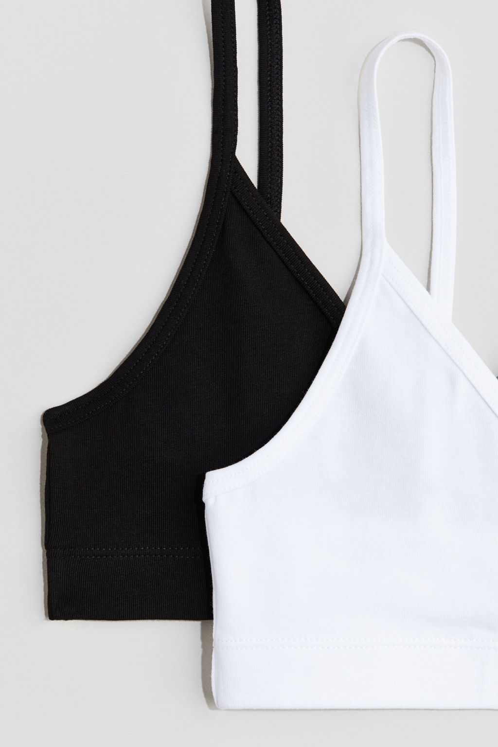 Pack de 2 crop tops con escote en V - H&m фото 3