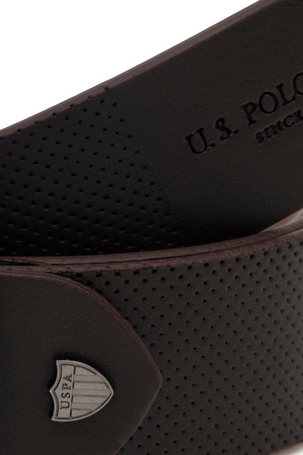 Мужской коричневый пояс - U.s. polo assn фото 4