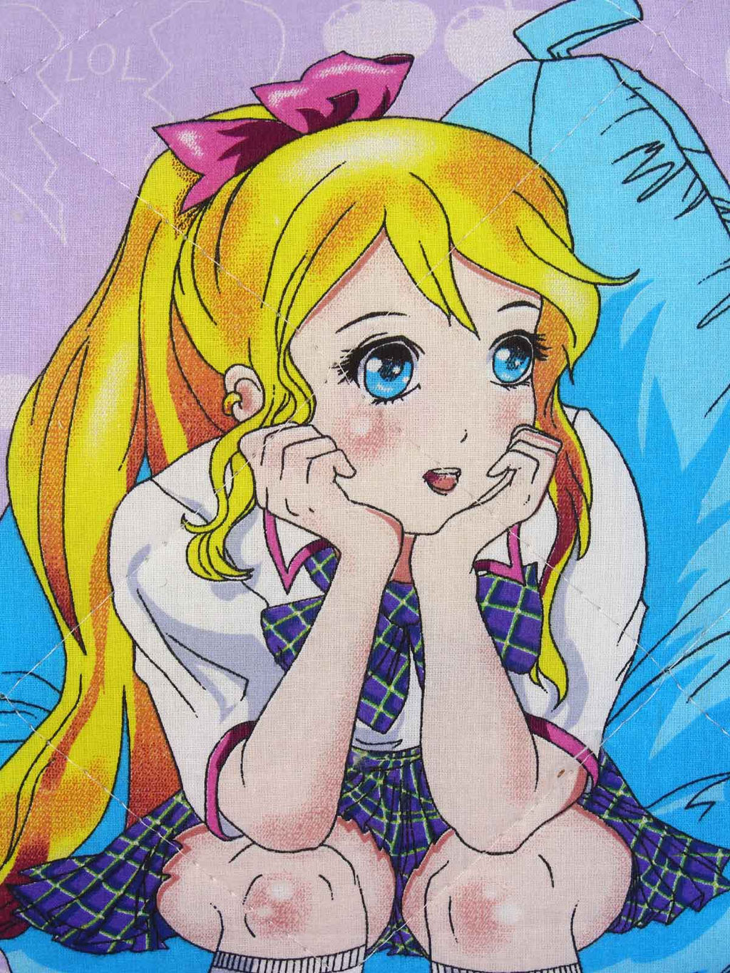 Подушка детская из поплина 50x70 - Аниме 50х70