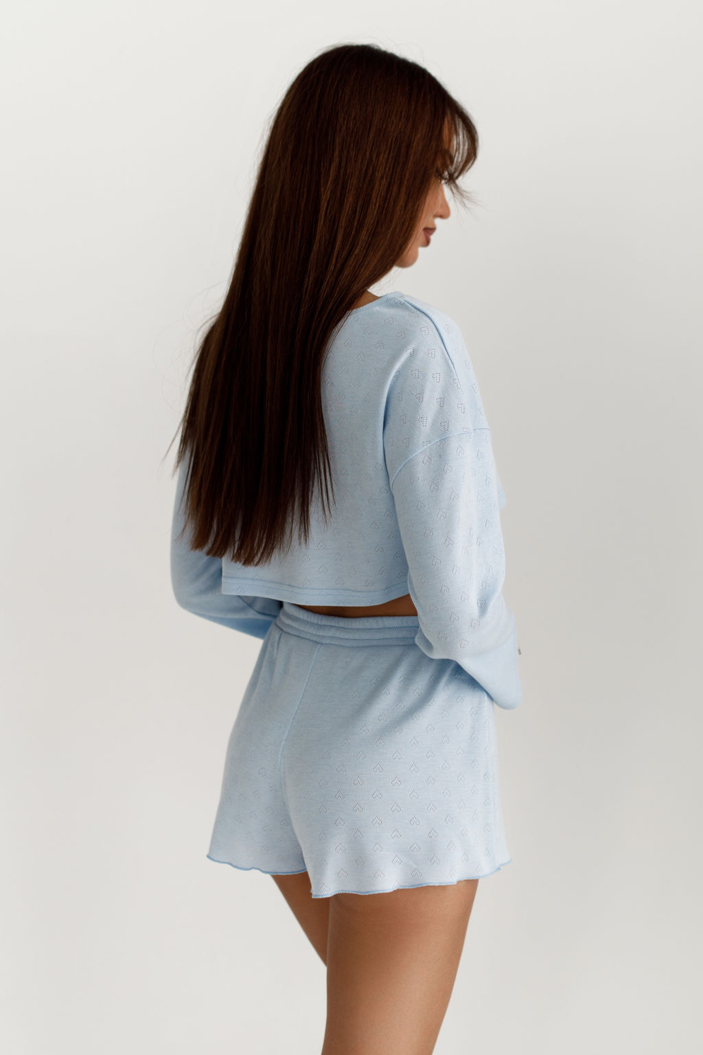 -1501 ГОЛУБАЯ ПИЖАМА - Karolina фото 2